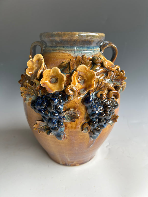 Grape Cluster Vase 8.5”