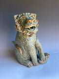 Foo Lion  sculpture by Crystal King 12” tall