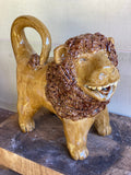 Signature Lion 11” long 9” tall by Crystal King