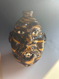 11" Dwayne Crocker Swirl Face Jug