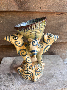 Stacey Lambert Figure #1 multi lion stand