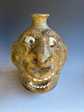 #9 Terry King Face Jug 7.5"
