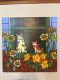 Window Kittens  by Bailey Jack 24 x 24 )