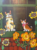 Window Kittens  by Bailey Jack 24 x 24 )