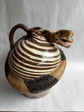 Albert Hodge swirl 2 headed snake 12"