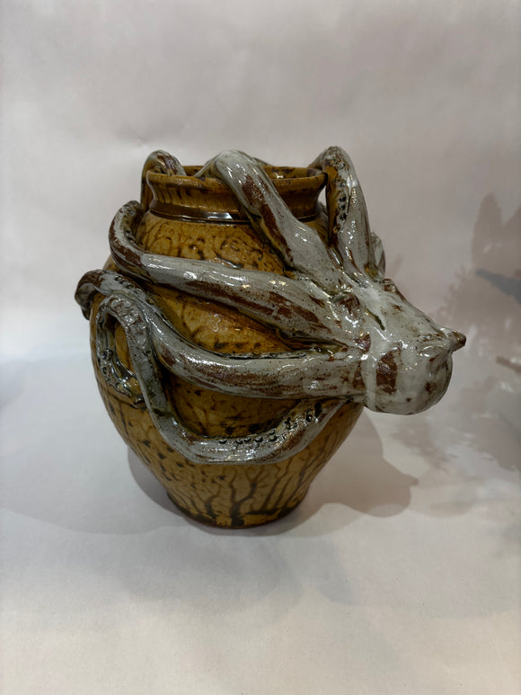 Crystal King Sculpture Octopus Vase 10