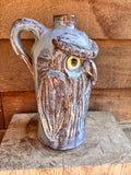 Dal Burtchall   10" owl Face Jug