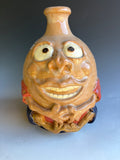 Humpty Dumty Face Jug 11" by Joe Flowers #2 2003