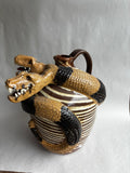 Albert Hodge swirl 2 headed snake 12"