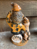 Billy Ray Hussey Man and Dog  9.5"
