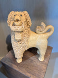 Early Billy Hussey Dog w Basket  6"