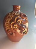 11" Sandy Brown Face Jug