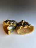 6" L Set Wall Pockets by Billy Ray Hussey special signed for Seagrove Pottery Auction