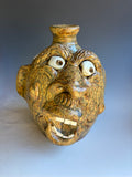 #7 Terry King Face Jug 7.5"