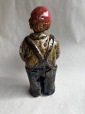 Jo Flowers Man w Face Jug  9"
