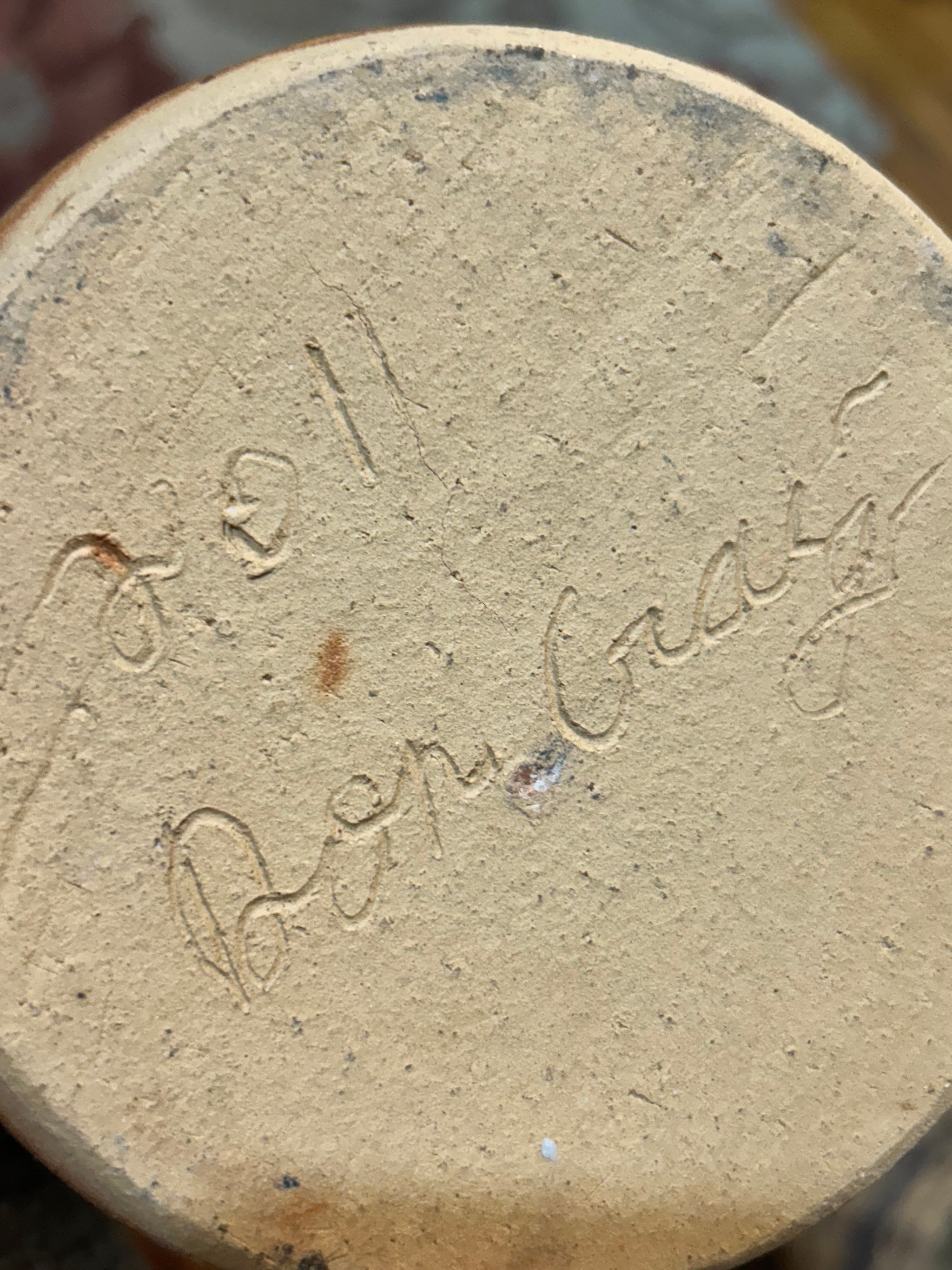 Don Craig Jug - signature on front and bottom 12