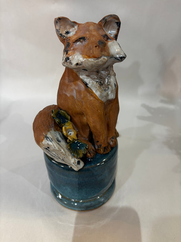 Crystal King Sculpture of Fox 9