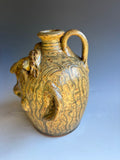 #5 Terry King Face Jug 7.5")