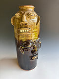 Walter Flemming Totem Face Jug 15"