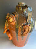 X-Large Billy Ray Hussey Face Jug. 18.5" T