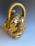 #3 Terry King Face Water Jug 8" to handle
