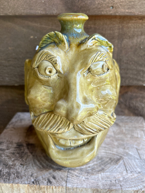 8” Face Jug by Crystal King