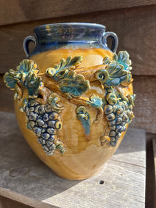 Grape Cluster Vase 10"