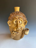 13" Tall Sandy Cole Face Jug with Hormel Chili