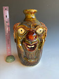 11" Steve Turpin Clown Face Jug