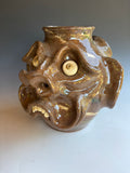 10" Double Face Jug Swirl Jar Joe ReinHeart and Ron Bryant Jordan