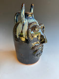 12" Charlie W Brown Junior devil face Jug