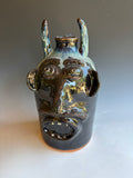 12" Charlie W Brown Junior devil face Jug