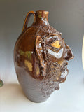14" GF Cole Face Jug Rare for Large size