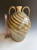 15" BB Craig Swirl Wood Fired Early signed "Henry NC"