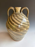 15" BB Craig Swirl Wood Fired Early signed "Henry NC"