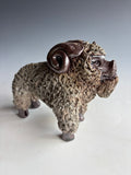 5" Billy Ray Hussey Ram Early signed BH Owens