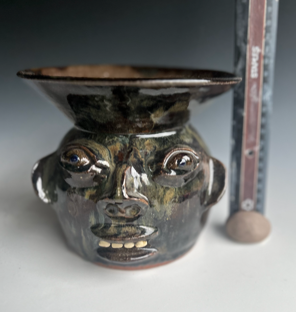Walter Flemming Face Jug Spitoon Vase 5