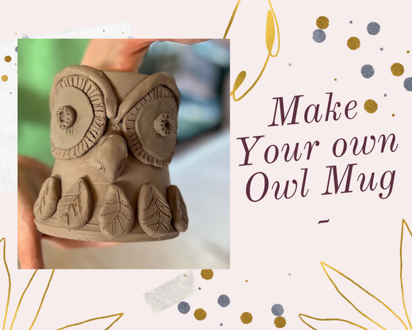 Make your Own  Owl Mug Class--9 am Saturday June 21st