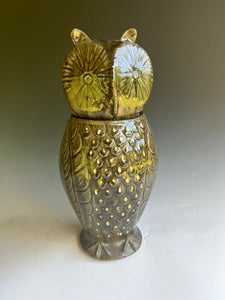 Owl Canister 12” by Clint Alderman