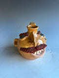 Small Face Jug by Rodney Leftwich  4"