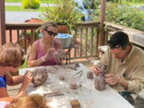 Make your Own Decorated Vase with Flowers Class—9:30 am Saturday July 22nd
