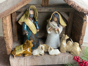 Nativity set 9” x 12”